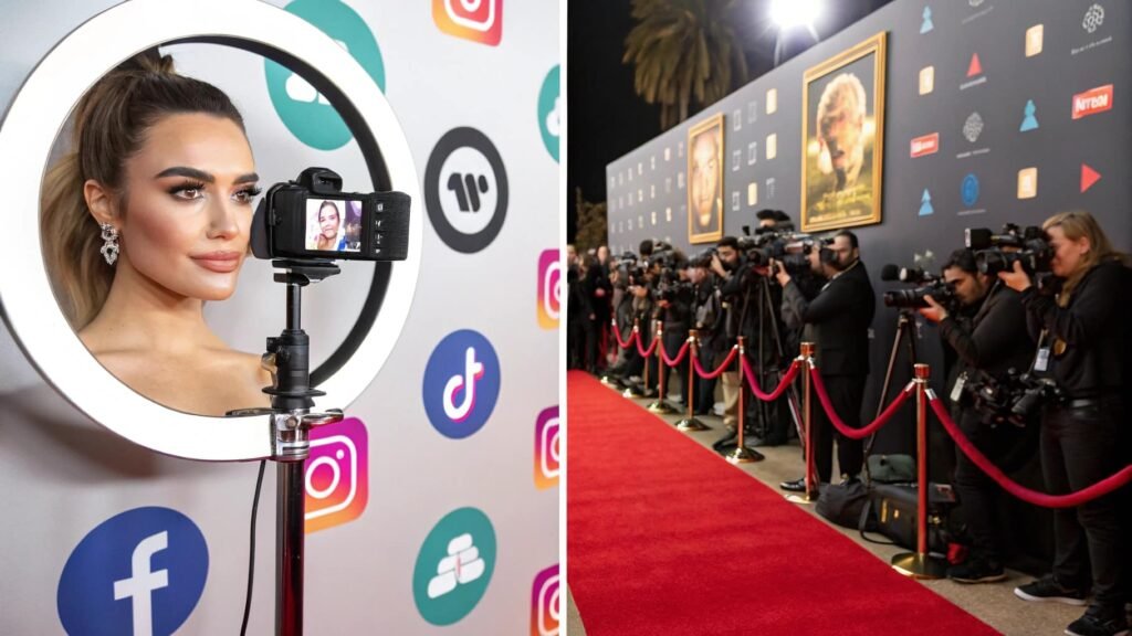 What is the difference between a cyber celebrity and a traditional celebrity?