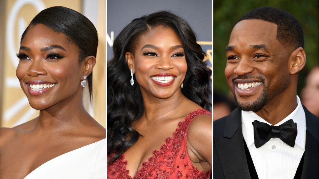 Black Celebrities with Veneers (Highlight Diversity)