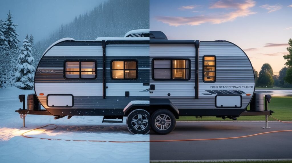 How Do I Maintain and Use a Four Season Travel Trailer in Extreme Weather