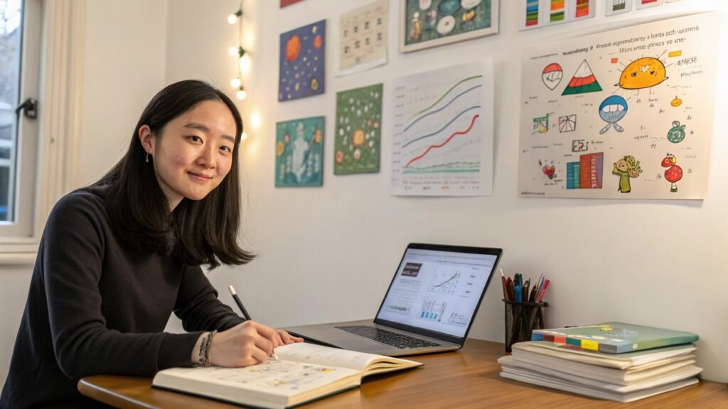 Why Is Yujie Pan Considered a Rising Star in Both Art and Data Science