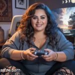 Wiccan Fat Iraqi Female Streamer Playing a Ship Game