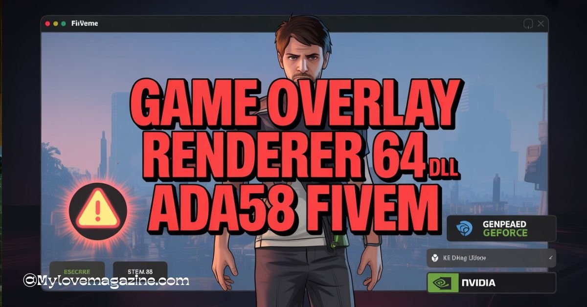 Game overlay renderer 64 dll ada58 fivem fix guide!